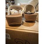 FitFlop  Women's Lulu Leather Toe-Post Thong Sandals White Size 11‎ Resort Photo 3