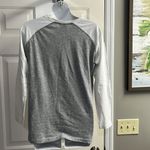 Jim Beam Women’s Heather Gray & White Baseball Long Sleeve Cotton T Photo 5