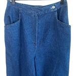 Vintage On the Verge Women’s Sz 8 Cotton Jeans Baggy Tapered Leg Blue Photo 1