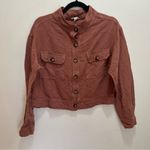 Tribal Jeans women’s casual Linen Rayon Jacket blazer size M Orange Size M Photo 1