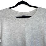 American Eagle Light Gray Waffle Knit Pullover Sweater Photo 1