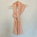 Style & Co Knit Scarf Blush/Coral New Photo 1