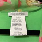 NaraCamacie Green Cowl Neck Floral Tunic Top Womens Small Sleeveless Blouse Photo 2