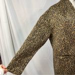 Old Navy Leopard Print Long Line Coat Textured Jacquard Small tall Mobwife New Photo 3
