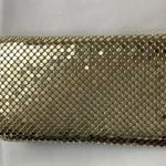 Jessica McClintock  GOLD SEQUINED SHOULDER CROSSBODY PURSE SILVER CHAIN STRAP Photo 3