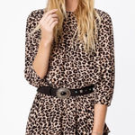 Zadig & Voltaire  Rooka Leoapard Print Tiered Dress Size: XS Photo 0