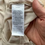 Madewell Semi sheer Mock Neck Tee Long Sleeve Top Beige Essential Basic Women Photo 2