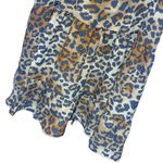 Heart & Hips  Animal Print Flirty Lace Up Back Mini Dress Small Photo 5