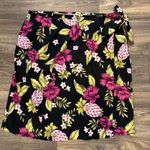 Tommy Bahama  Silk Wrap Around Skirt Hibiscus Print Size 16 Photo 0