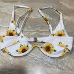 Zaful Sunflower Print Bikini Top Size Small Photo 1