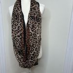 Cejon Animal Print Hombre Infinity Scarf Neutral Color Palette Cheetah Leopard Brown Photo 6