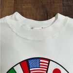 Vintage Disney Designs Mickey Mouse Disneyland Sweatshirt Size XL Made in USA White Photo 2