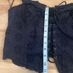 Urban Outfitters  Layla Lace Up Broderie Top - NWT Photo 11