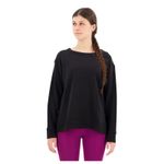 Icebreaker womens Dalston Merino Crewneck Sweatshirt size Small Black New Photo 1
