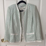 Spiegel VINTAGE Mint Green Tweed Jacket size 8 Blushe by  Photo 0