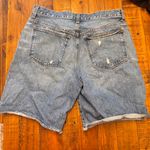 Madewell  High-Rise Long Denim Shorts in Brightwater Wash Photo 4