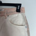 Reformation  Jeans Cynthia Tonal Reworked Hi-Rise Straight Jeans Bone Wash sz 27 Photo 6