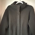 VTG Centigrade 100% Wool Sweater Coat Womens M Green Deep Pockets Snaps EUC Size M Photo 13