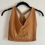 Free People  Movement Brown Longline Bra Cropped Tank Photo 0