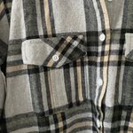 Panache NWOT Apparel Gray Black Plaid Cabincore 100% Cotton Button Down Size S Photo 2