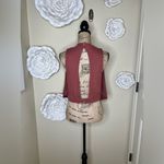 Free People Carolina Ribbed Tank Top in Dusty Rosewood with Open Back Sz M Photo 8