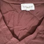 Bella Dahl  V-Neck Short Sleeve Tee Coffee Bean Photo 5