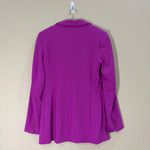 Boston Proper Sz 4 Beyond Travel Vivid Violet Classic Boyfriend Blazer Retro EUC Photo 5