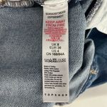 Topshop ‎ Short Sleeve Belted Cotton Denim Romper in Blue Size 4 Photo 6