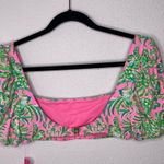 Lilly Pulitzer New Ressina Pink Shandy Bikini Top size 14 Photo 5