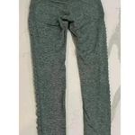 Aerie Leggings Women's Large Green Ruched Mesh Pull On Stretch Chill Play Move Photo 4