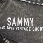 Ser.O.Ya Sammy Black Distressed Mid Rise Vintage Denim Jeans Bermuda Shorts 30 Photo 5