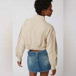 Urban Outfitters  Cream Trina Cable Knit Sweatshirt Photo 2