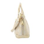 Aimee Kestenberg NWT  Biker Babe Convertible Satchel Shoulder Bag Gold Brushed Photo 3