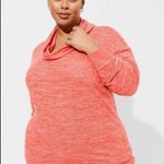 Torrid  Plus Size 1X Super Soft Plush Cowl Neck Long Sleeve Tunic Sweatshirt Photo 0