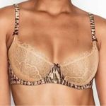 Victoria's Secret Victoria’s Secret Dream Angels Push Up Bra Lingerie Lace Leopard Cheetah Print Photo 1