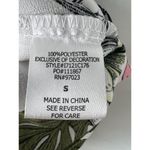 Miken Swim Tropical Floral Tiered Pom Pom Swim Beach Coverup Small Photo 6