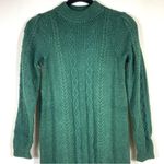 Marine layer  Olina Long Sleeve Donegal Sweater Midi Dress Green Gables Small NWT Photo 12