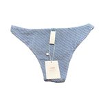 ANDIE NWT  Swim Bikini Cheeky Bottom Macrame‎ in Slate Dusty Blue Size XS AB467 Photo 1