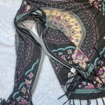 Woven Heart  Women's Mandala Boho Beach Duster,‎ Kimono Fringe Bottom Size Large Photo 6