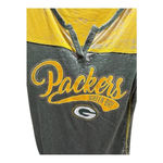 NFL Team Apparel Women’s Green Bay Packers  Split-Neck Tee – Size L Photo 2