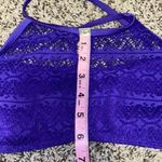 OP  medium purple high neck halter bikini top Photo 4