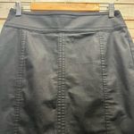 Ann Taylor Astor Black Cotton Pencil Skirt Minimalist Work Office Business Sz 2 Photo 2