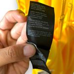 Bebe NWT  Yellow Daffodil Strappy Halterneck Maxi Dress - Large Photo 9