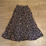 Source Unknown Vintage 90s Black Floral Button Down Skirt Women’s Size XS Photo 3
