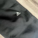 Adidas  XL Black & Blue Cropped Capri Leggings Photo 4