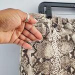 Chico's The Ultimate Fit Platinum Denim Crop Snake Print Jeans XL Photo 2