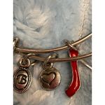 Brighton set of 3 Charm Bracelets Lipstick High Heel Handbag Silver Tone Photo 4