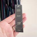 Terra & Sky Navy Blue Multicolor Striped Capri NEW Size 3X Photo 3