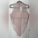 Nike NEW! Women's  Air Printed Mock-Neck Bodysuit Photo 2