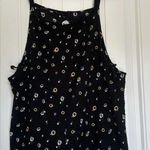 Self Esteem  Floral Short Romper XXL Stretchy Boho Dark Cottagecore Sunflower Photo 0